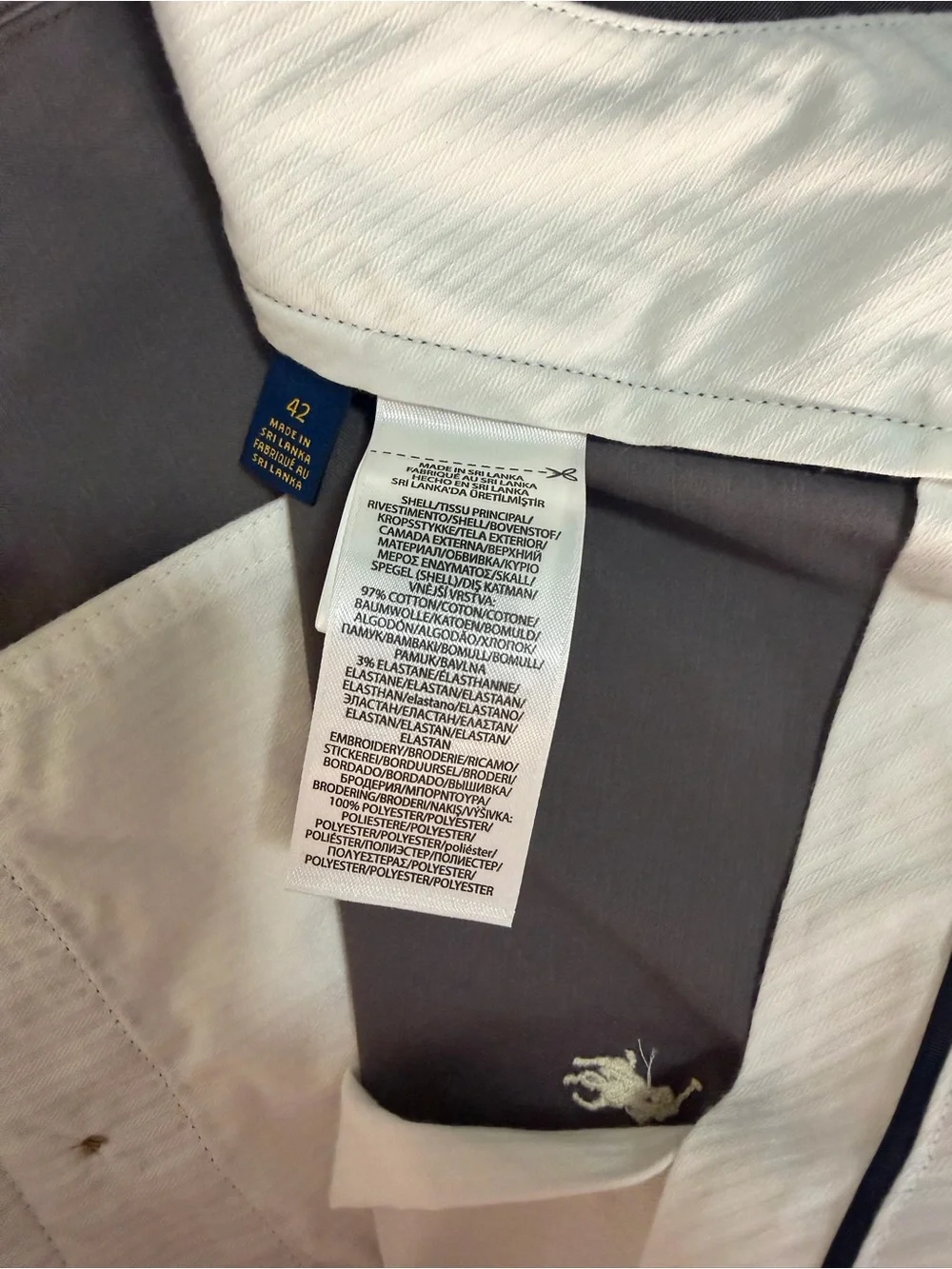 Polo by Ralph Lauren Gray Embroidered Pony Men’s Shorts